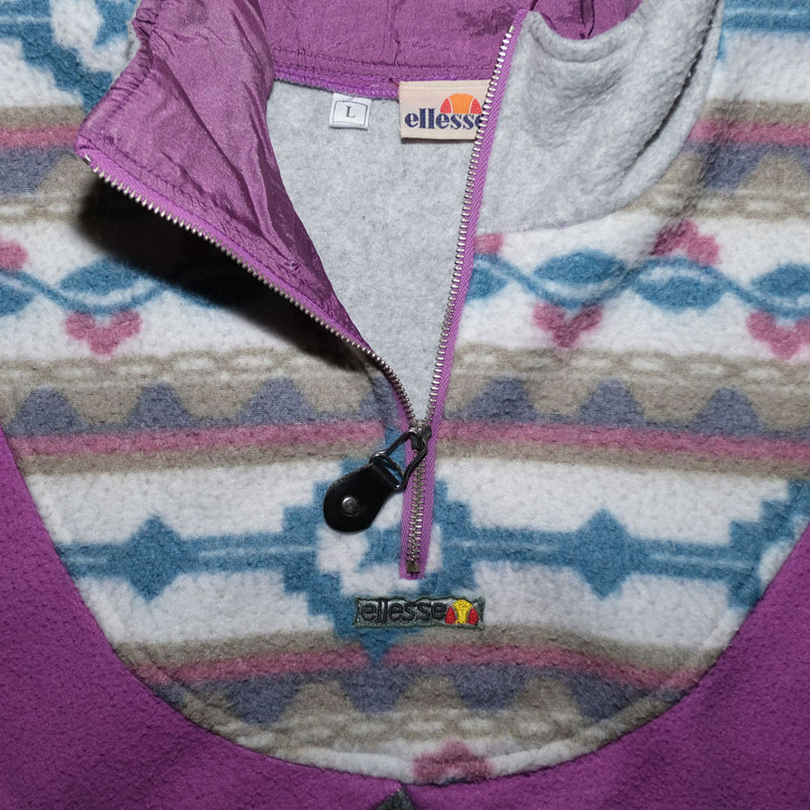 Vintage Ellesse Q-Zip Fleece Large / XLarge - Double Double Vintage