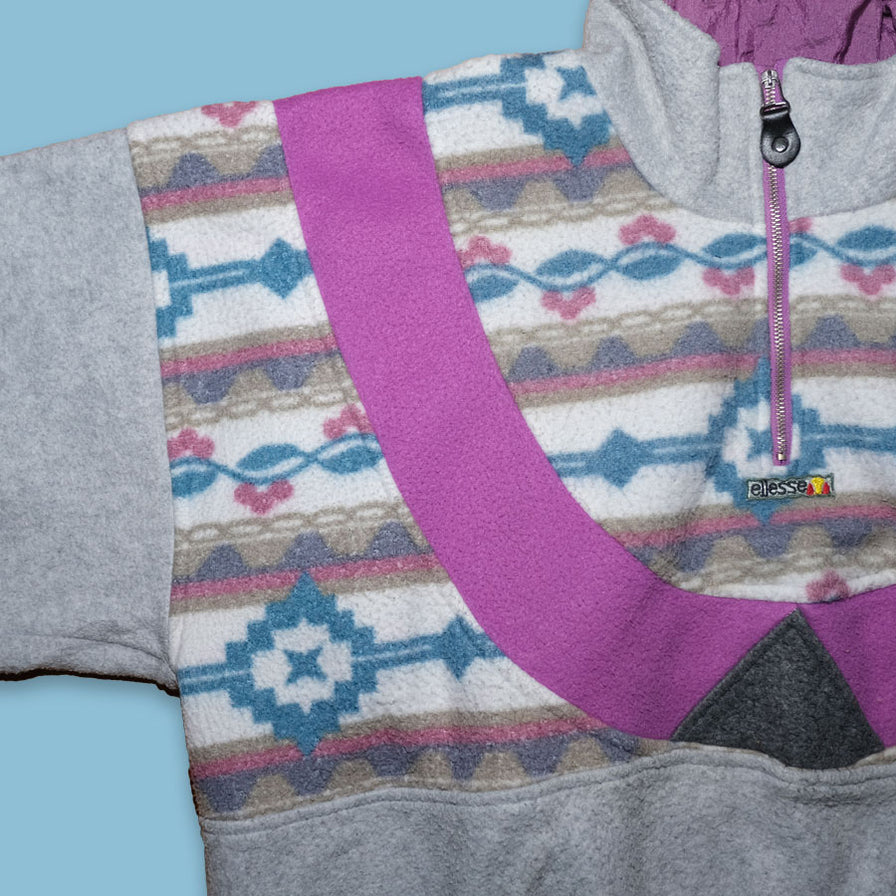 Vintage Ellesse Q-Zip Fleece Large / XLarge - Double Double Vintage