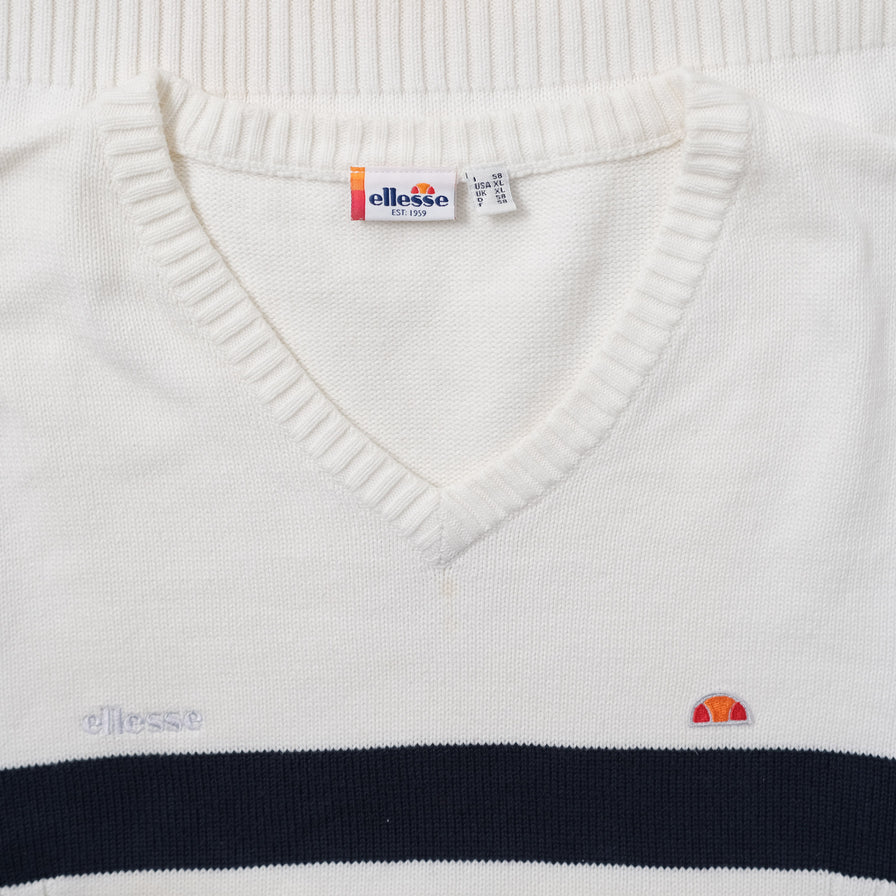 Vintage Ellesse Knit Vest XLarge