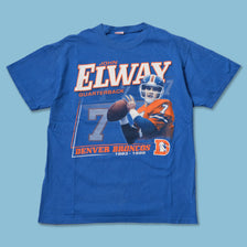 Vintage John Elway Denver Broncos T-Shirt Medium