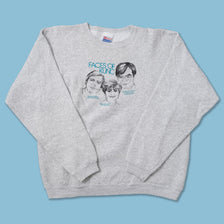 Vintage Faces of Kunc Sweater Large