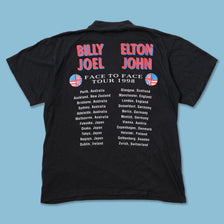 Vintage 1998 Billy Joel Elton John Tour T-Shirt Medium