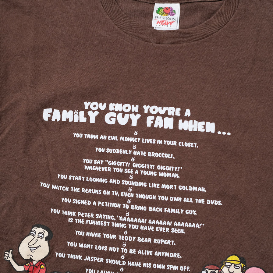 2005 Family Guy T-Shirt Large
