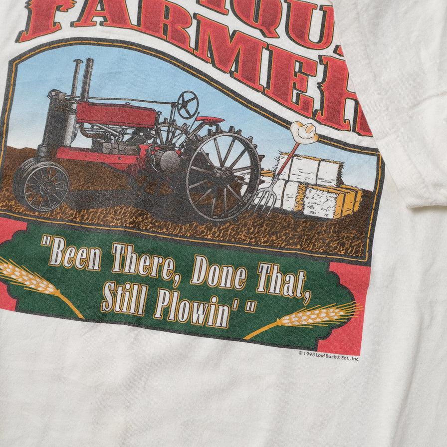 Vintage 1995 Antique Farmer T-Shirt XLarge