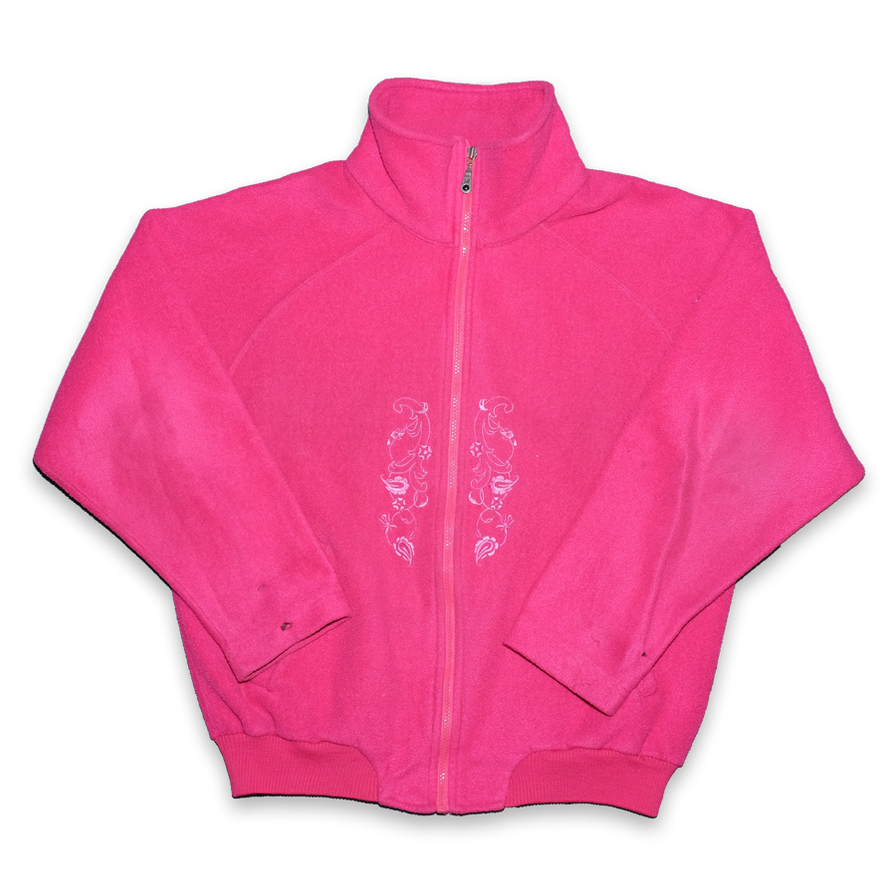 Vintage Fila Fleece Jacket Medium - Double Double Vintage