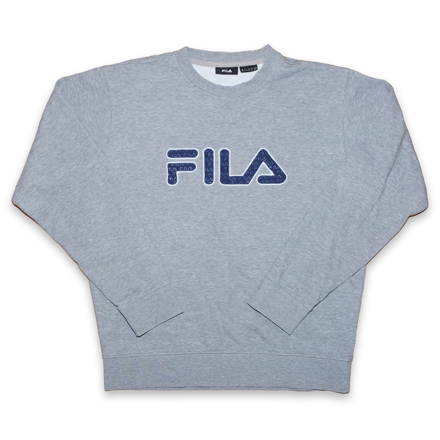 Vintage Fila Logo Sweater Medium - Double Double Vintage