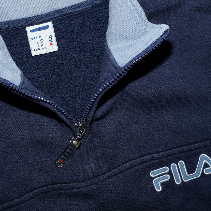 Vintage Fila Q-Zip Sweater Medium - Double Double Vintage
