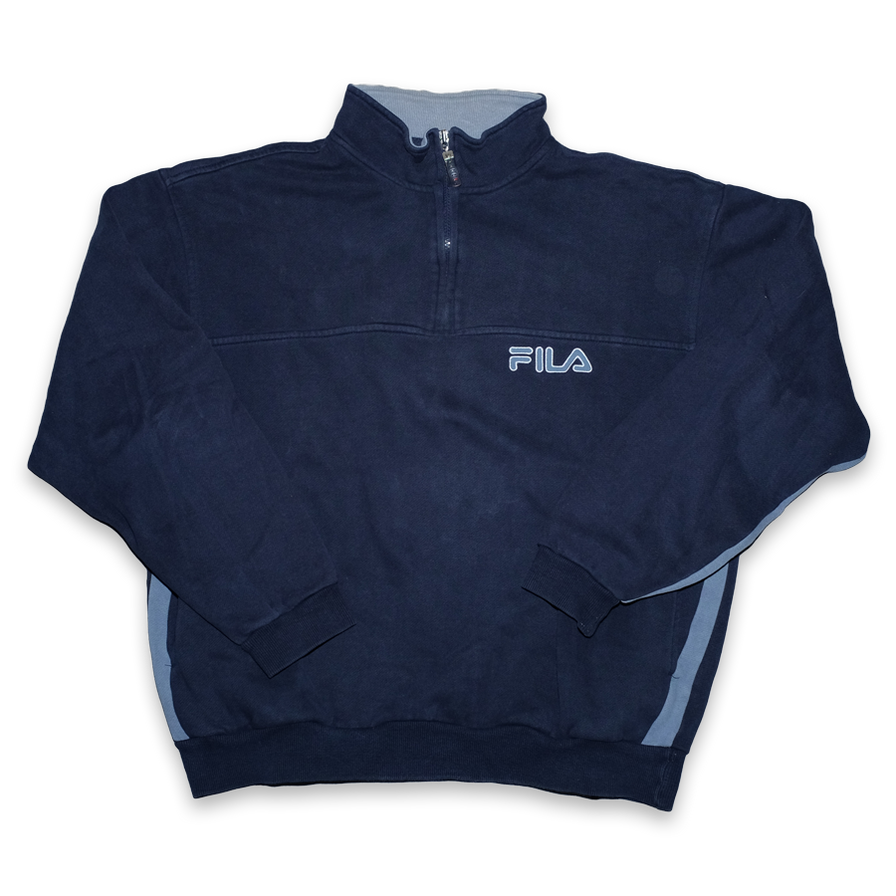 Vintage Fila Q-Zip Sweater Medium - Double Double Vintage
