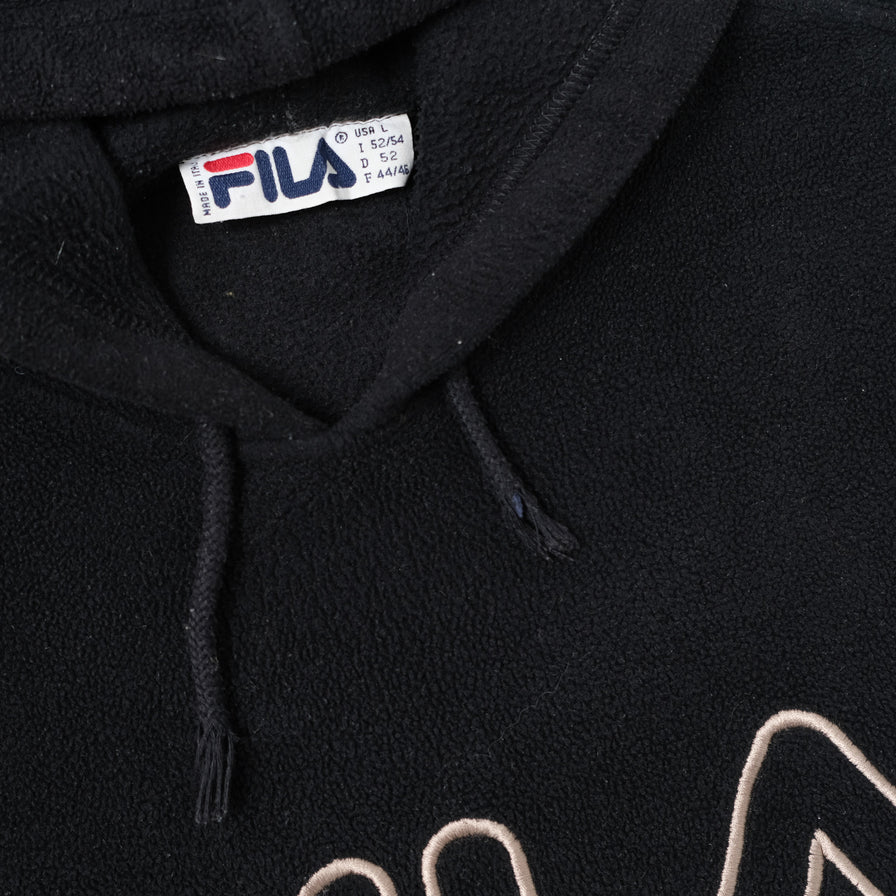 Vintage Fila Fleece Hoody Large / XLarge