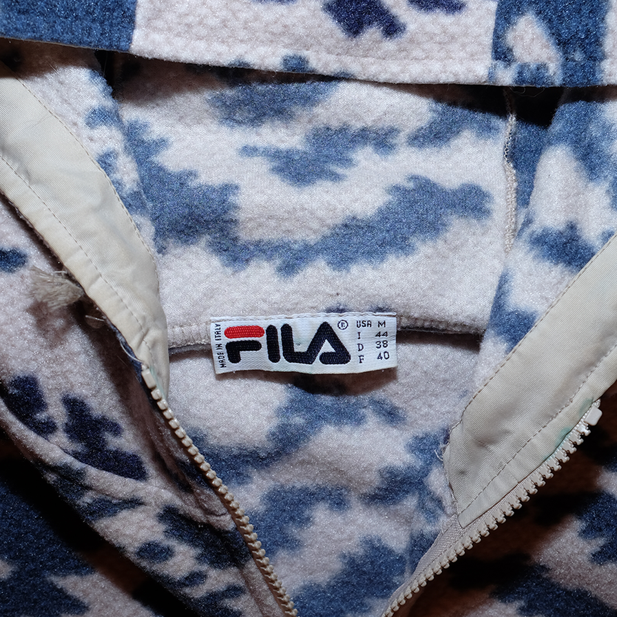 Fila Hooded Half Zip Fleece Medium (wmns) - Double Double Vintage