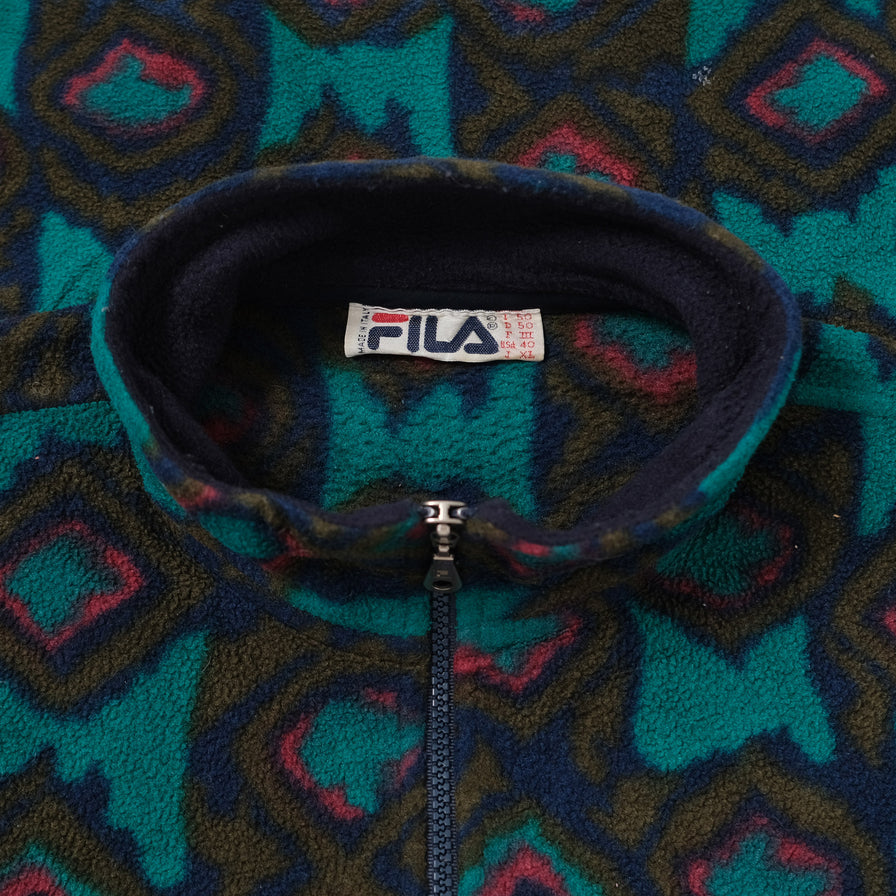 Vintage Fila Magic Line Fleece Large