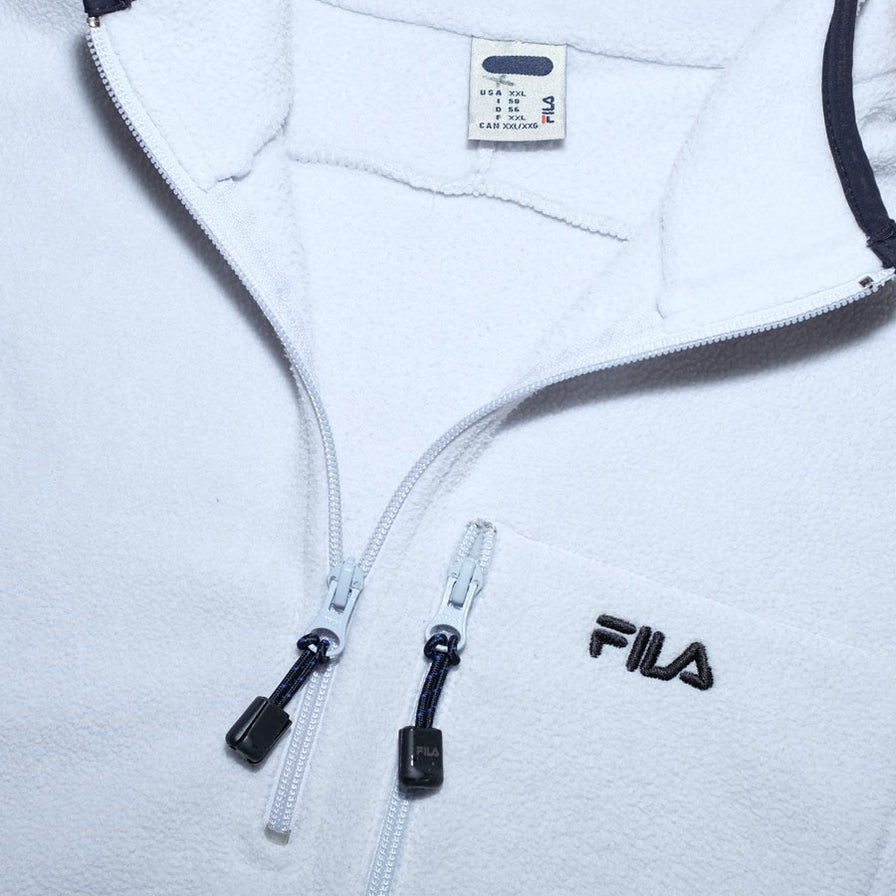 Vintage Fila Fleece Q-Zip XLarge - Double Double Vintage