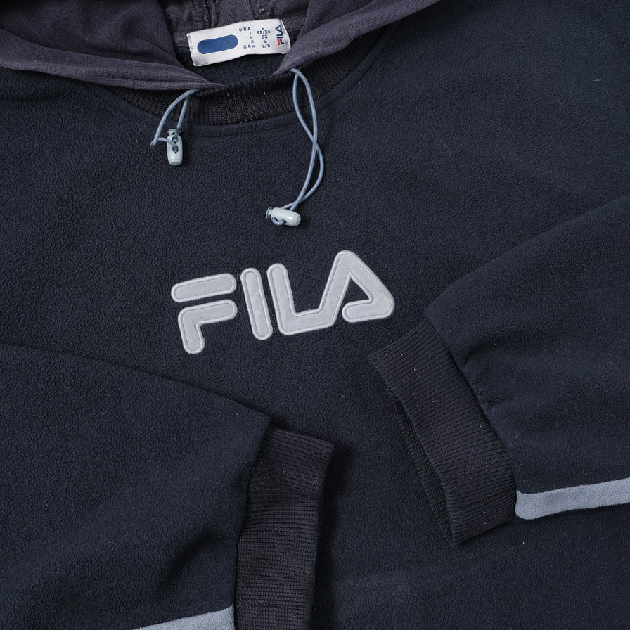 Vintage Fila Fleece Hoody Large