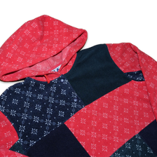 Vintage Fila Hooded Pattern Fleece Medium - Double Double Vintage