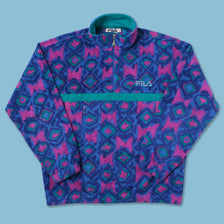 Vintage Fila Magic Line Q-Zip Fleece XLarge