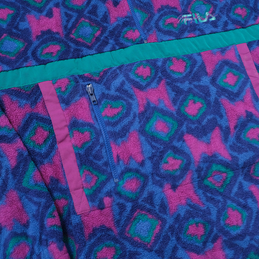 Vintage Fila Magic Line Q-Zip Fleece XLarge