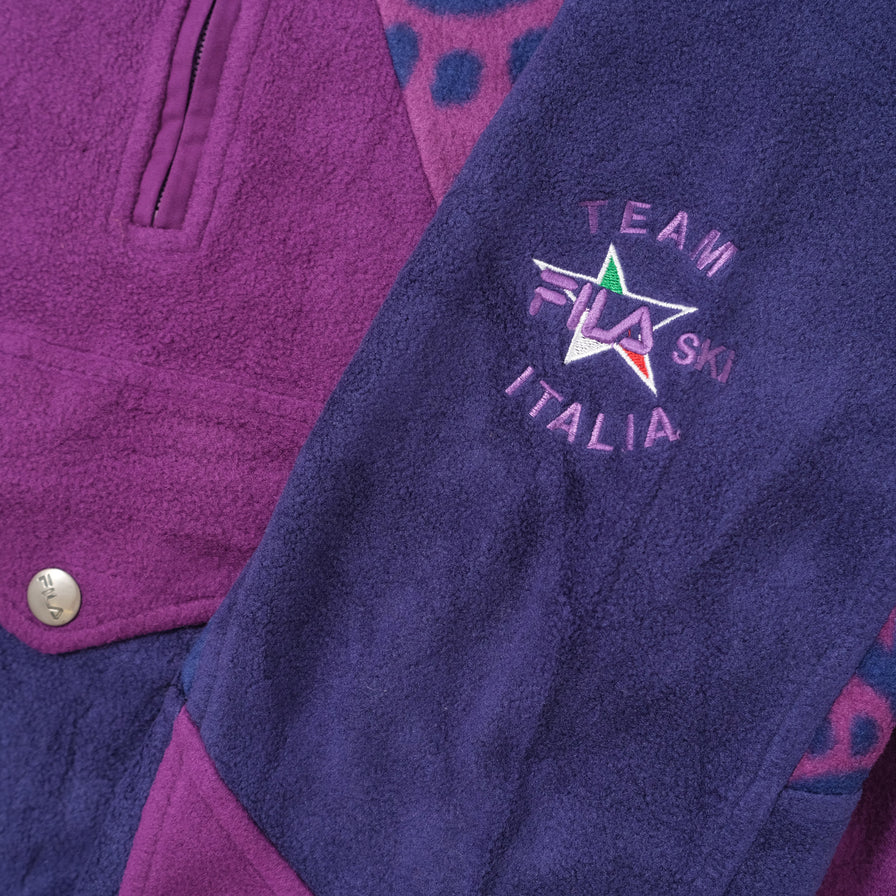 Vintage Fila Q-Zip Fleece Medium