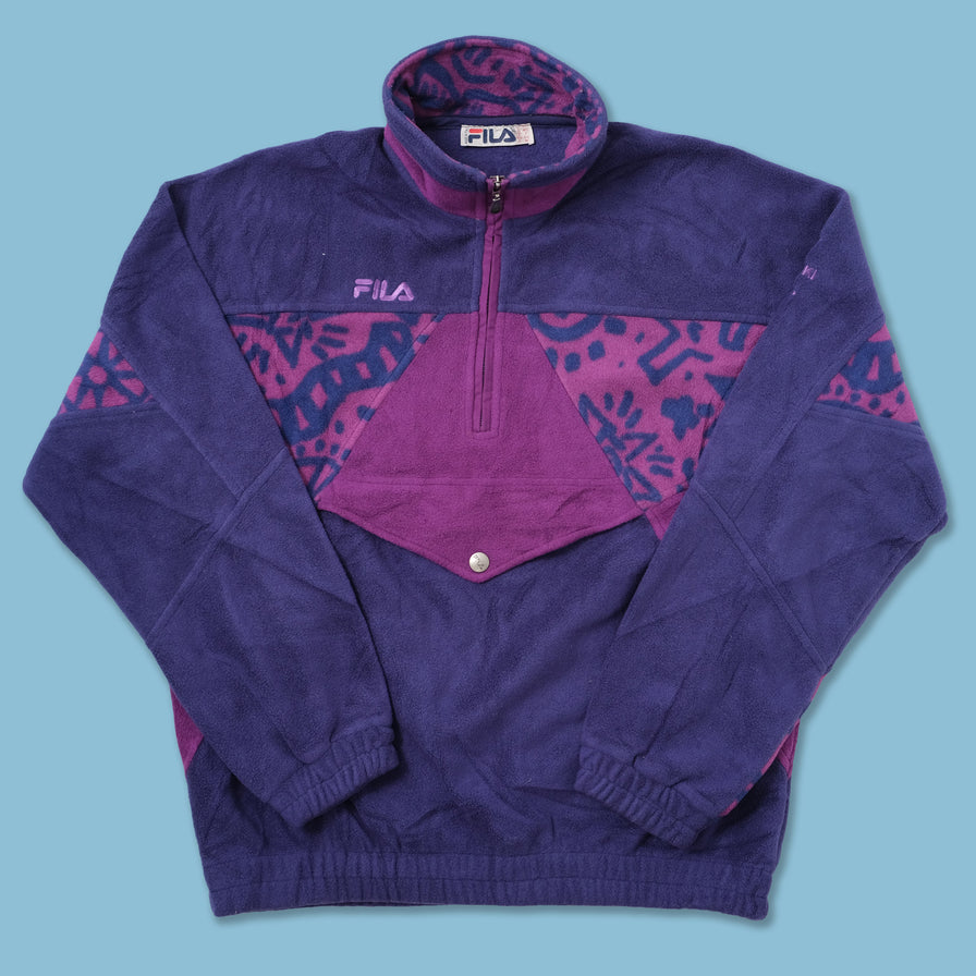 Vintage Fila Q-Zip Fleece Medium