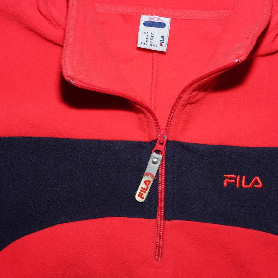 Vintage Fila Q-Zip Fleece XLarge