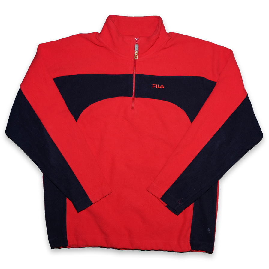 Vintage Fila Q-Zip Fleece XLarge