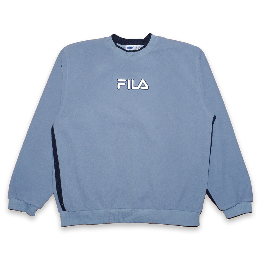 Vintage Fila Fleece Sweatshirt XLarge - Double Double Vintage