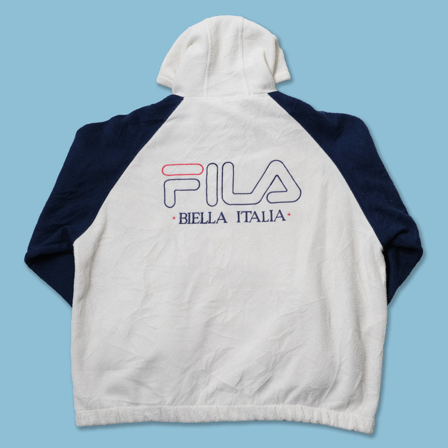 Vintage Fila Hooded Fleece Jacket Medium / Large
