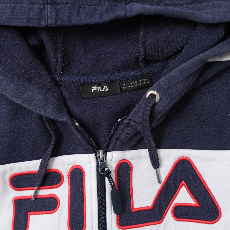 Vintage Fila Zip Hoody Medium
