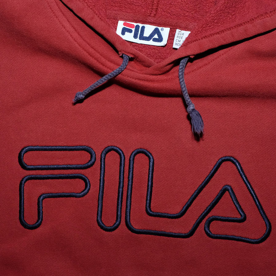 Vintage Fila Hoody Small - Double Double Vintage