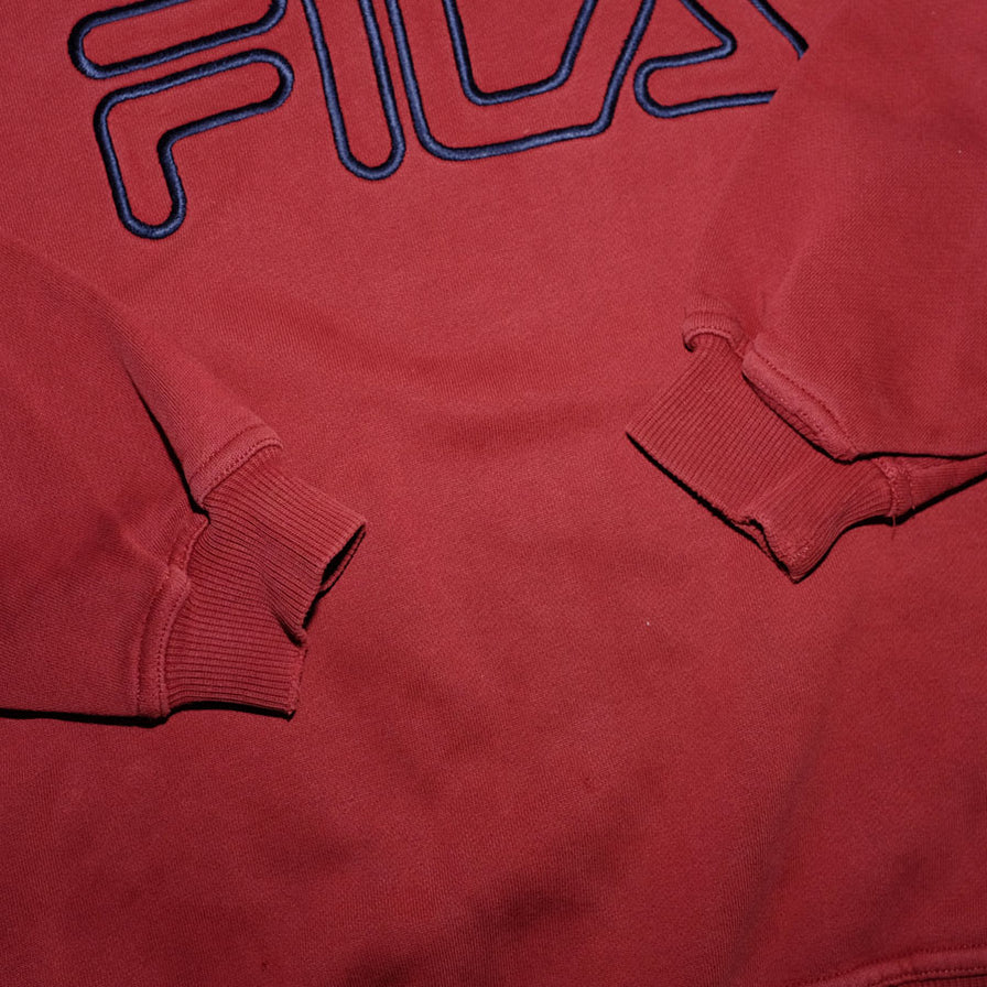 Vintage Fila Hoody Small - Double Double Vintage