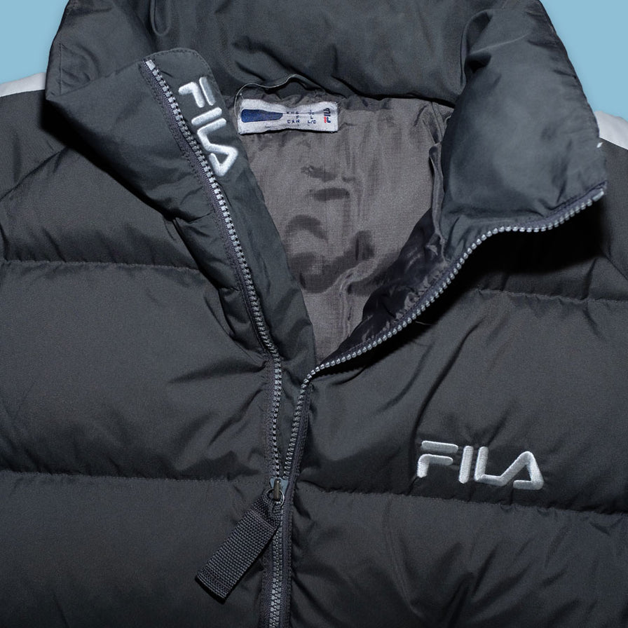 Vintage Fila Puffer Jacket Large - Double Double Vintage