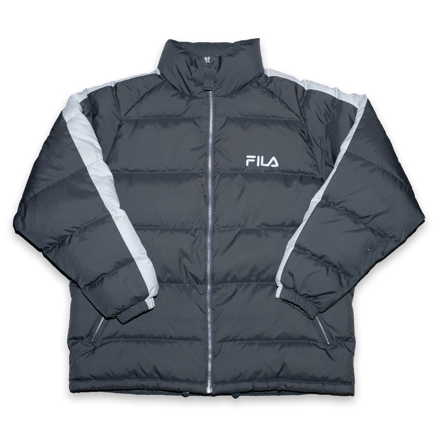 Vintage Fila Puffer Jacket Large - Double Double Vintage