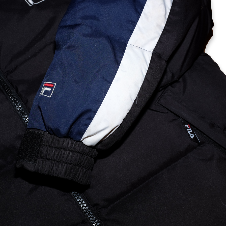Vintage Fila Puffer Down Jacket Small Medium Double Double Vintage