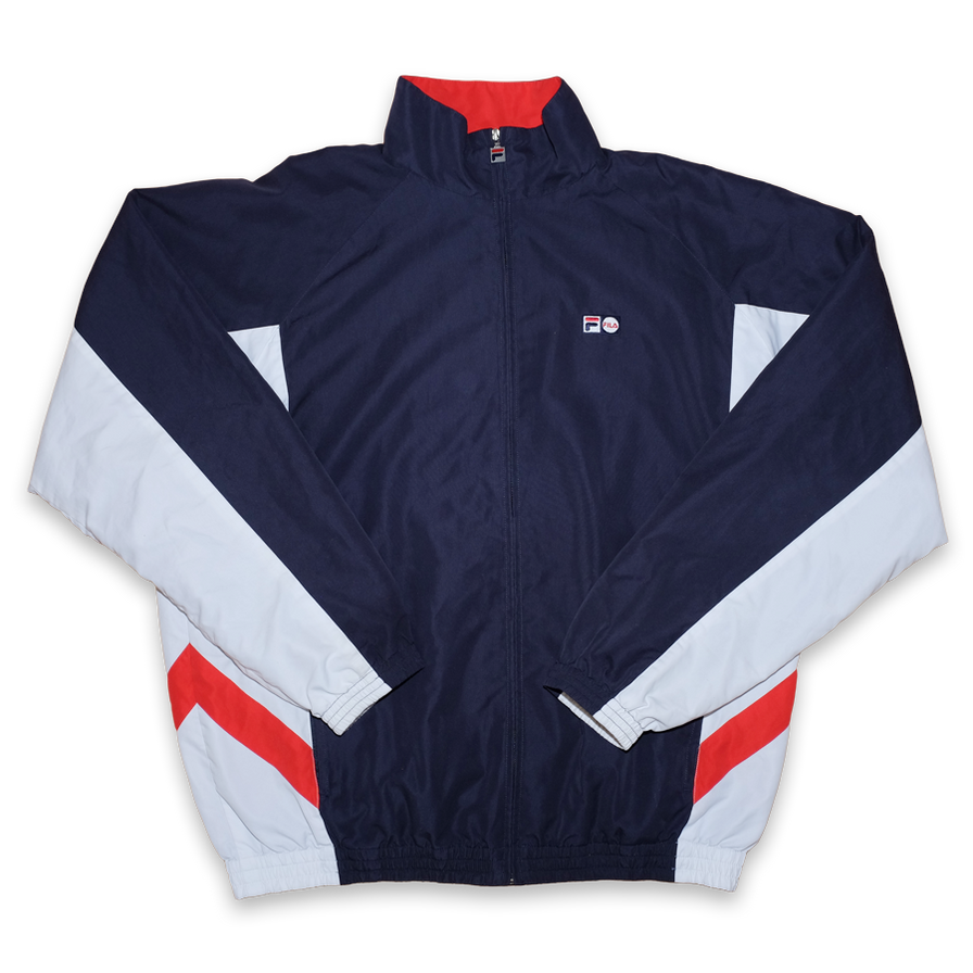 Vintage Fila Track Jacket XLarge - Double Double Vintage