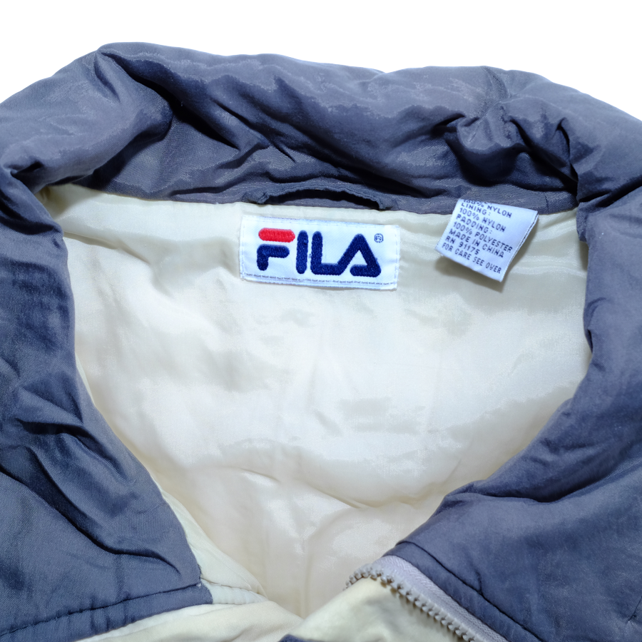 Vintage Fila Padded Jacket Large Double Double Vintage