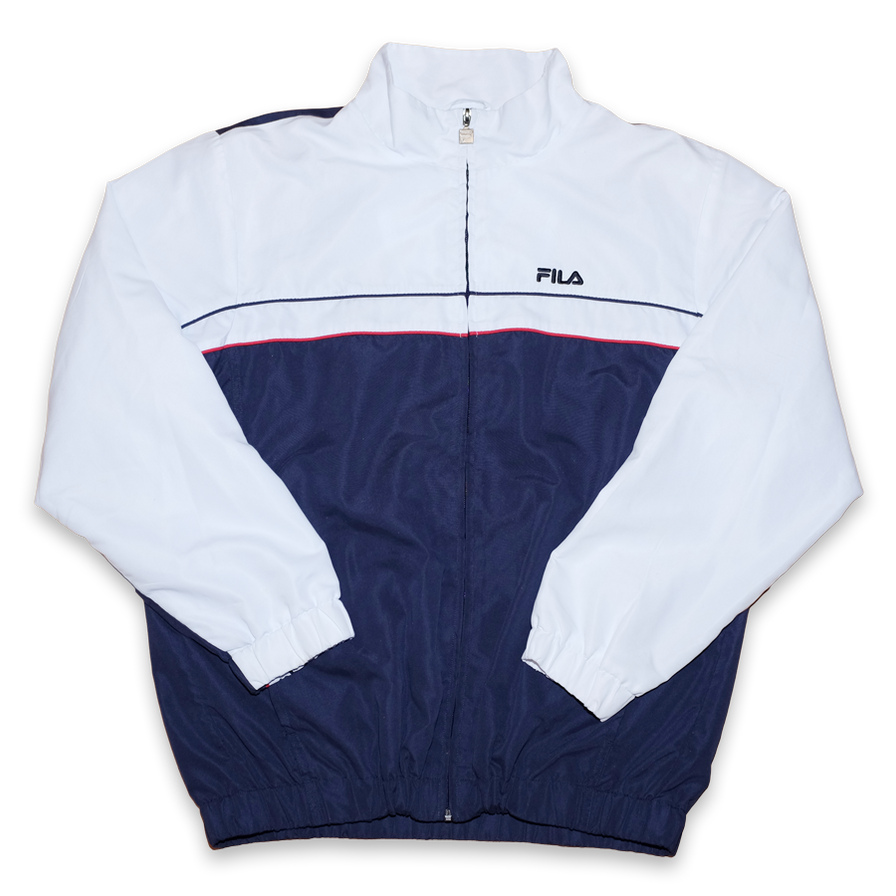Vintage Fila Track Jacket Large - Double Double Vintage