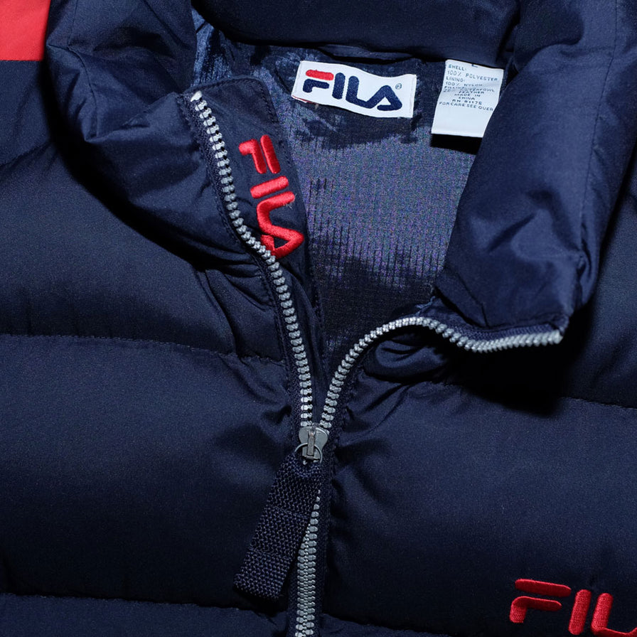 Vintage Fila Puffer Jacket Large - Double Double Vintage