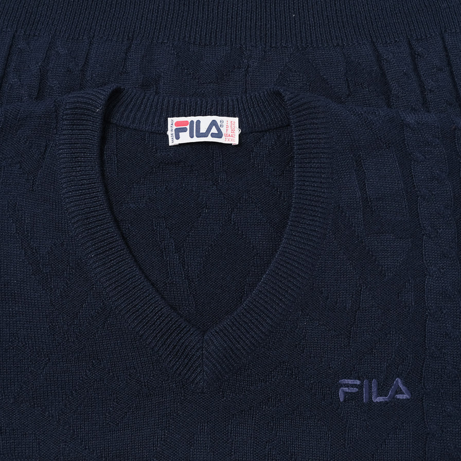 Vintage Fila Knit Sweater Vest XLarge