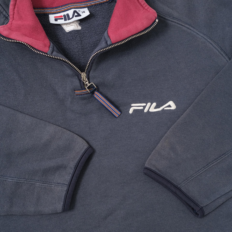 Vintage Fila Q-Zip Sweater Small / Medium