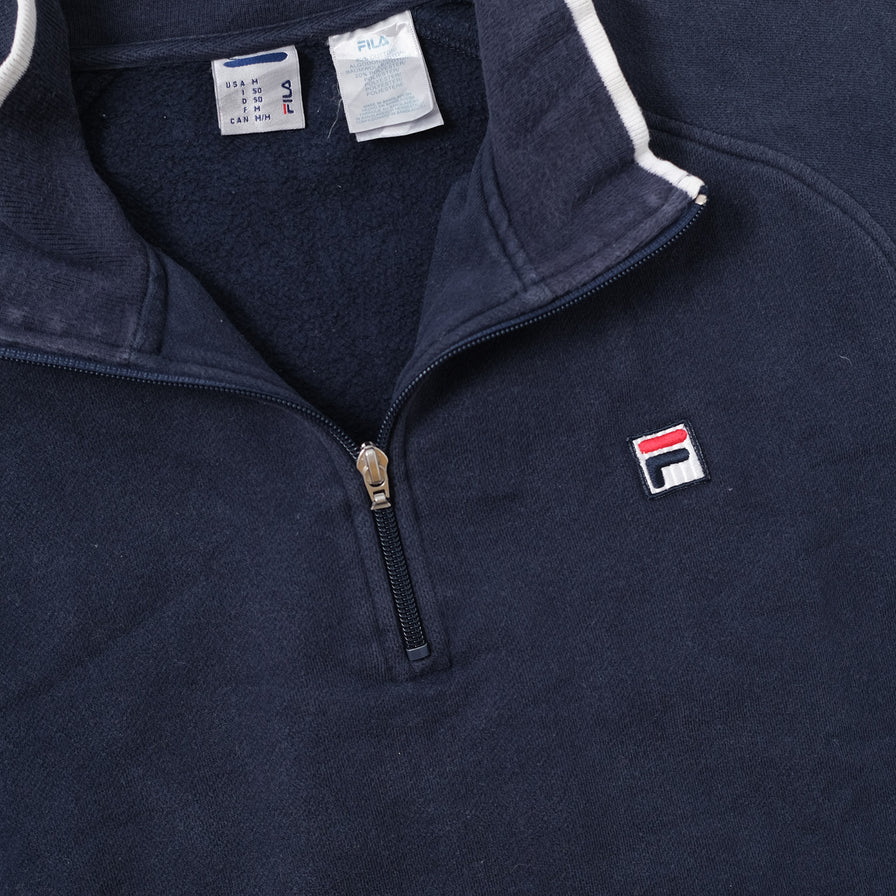 Vintage Fila Q-Zip Sweater Medium