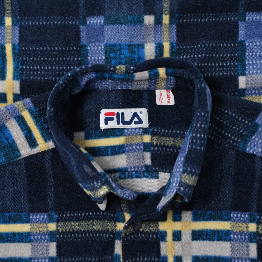 Vintage Fila Fleece Shirt XLarge
