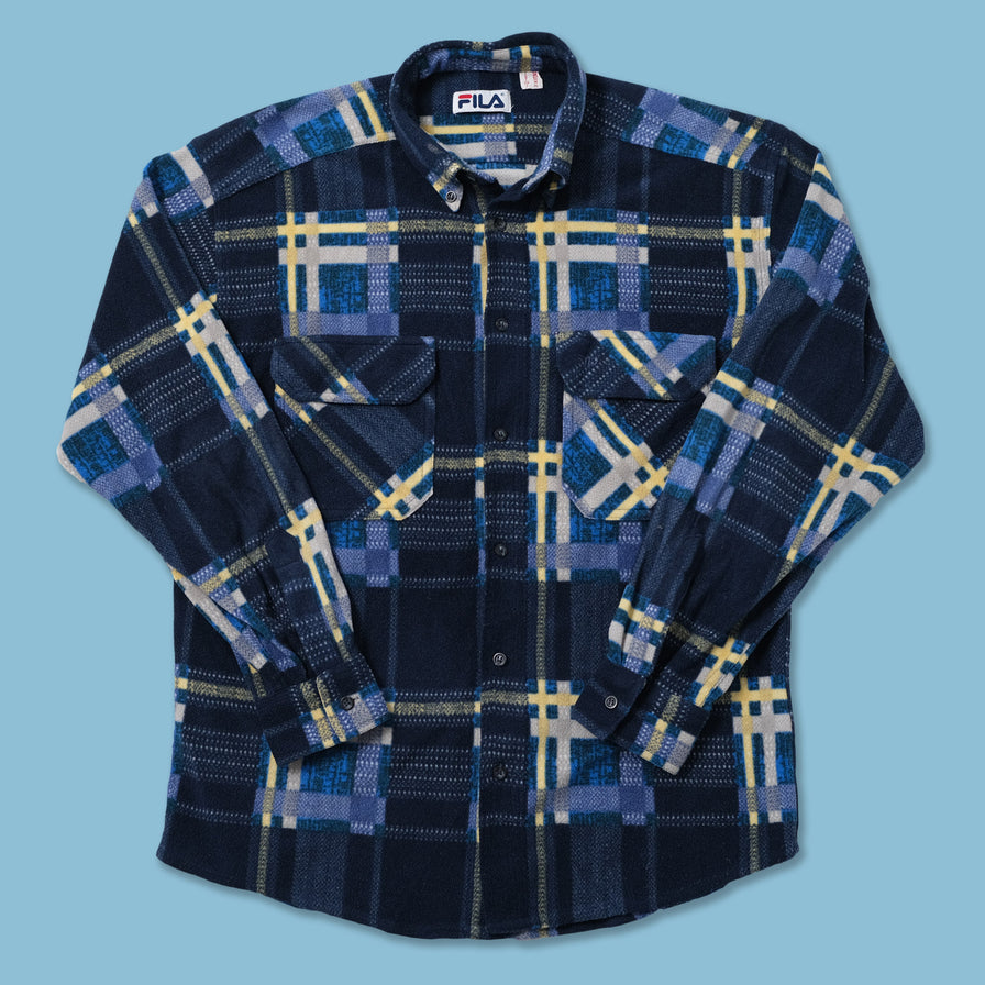 Vintage Fila Fleece Shirt XLarge