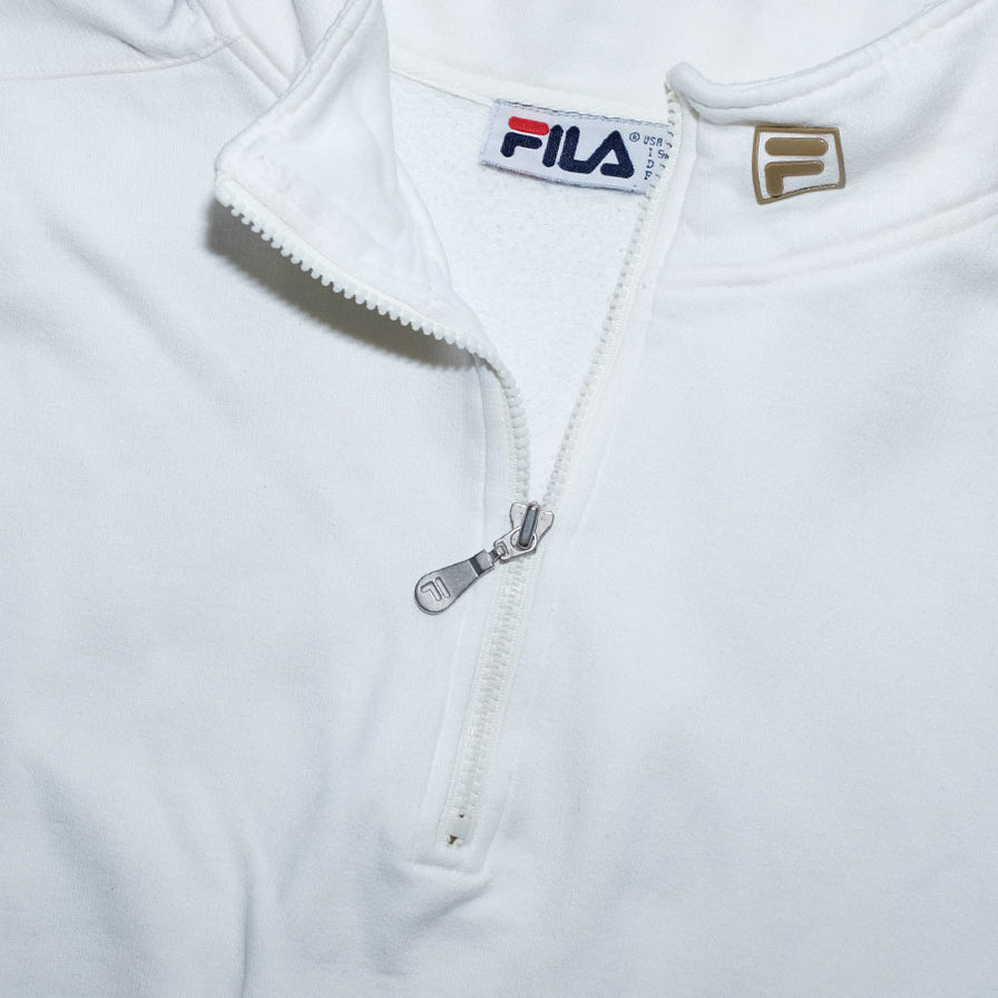 Vintage Fila Q-Zip Sweater Large