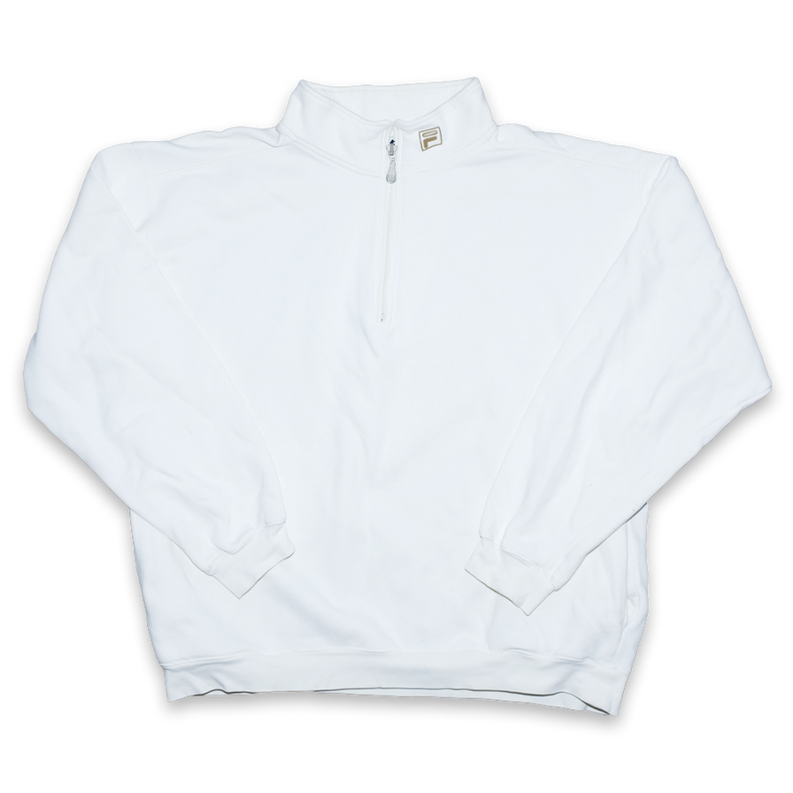 Vintage Fila Q-Zip Sweater Large
