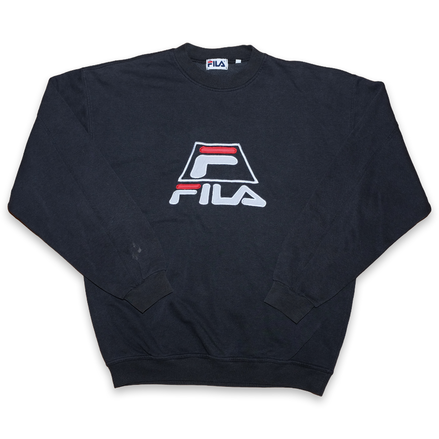 Vintage Fila Logo Sweatshirt Large - Double Double Vintage