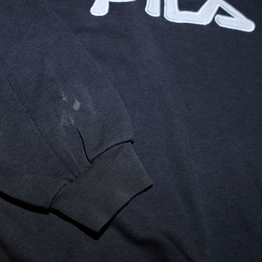 Vintage Fila Logo Sweatshirt Large - Double Double Vintage
