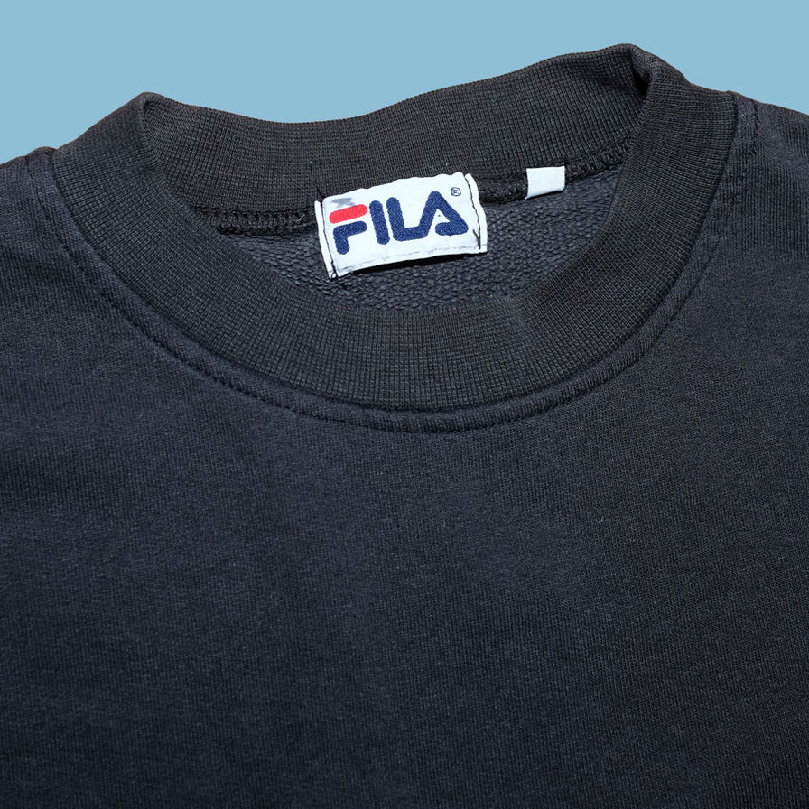 Vintage Fila Logo Sweatshirt Large - Double Double Vintage