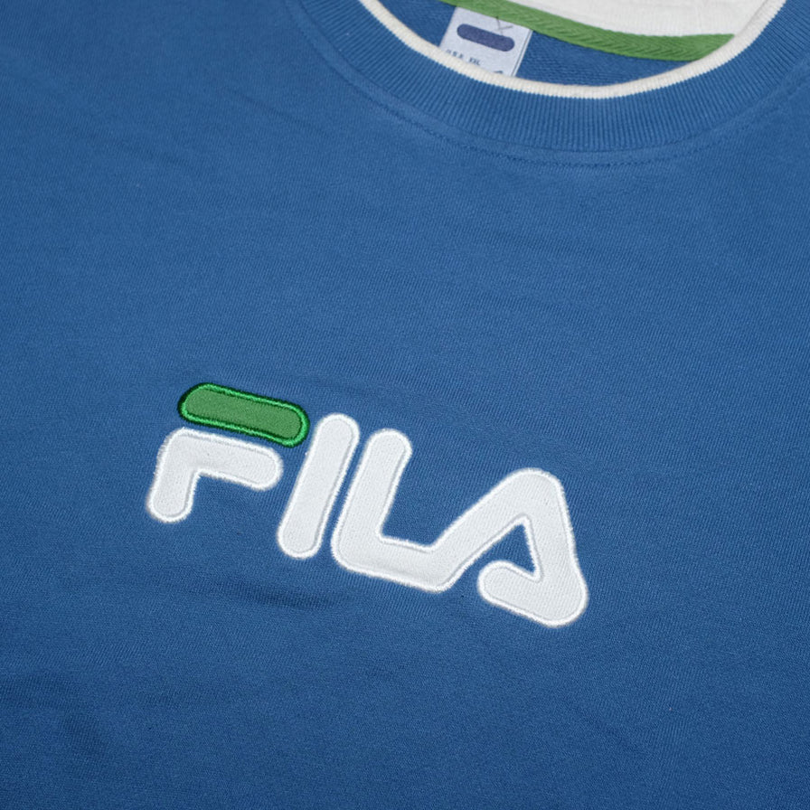 Vintage Fila Logo Sweater XLarge - Double Double Vintage