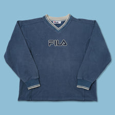 Vintage Fila V-Neck Sweater XLarge