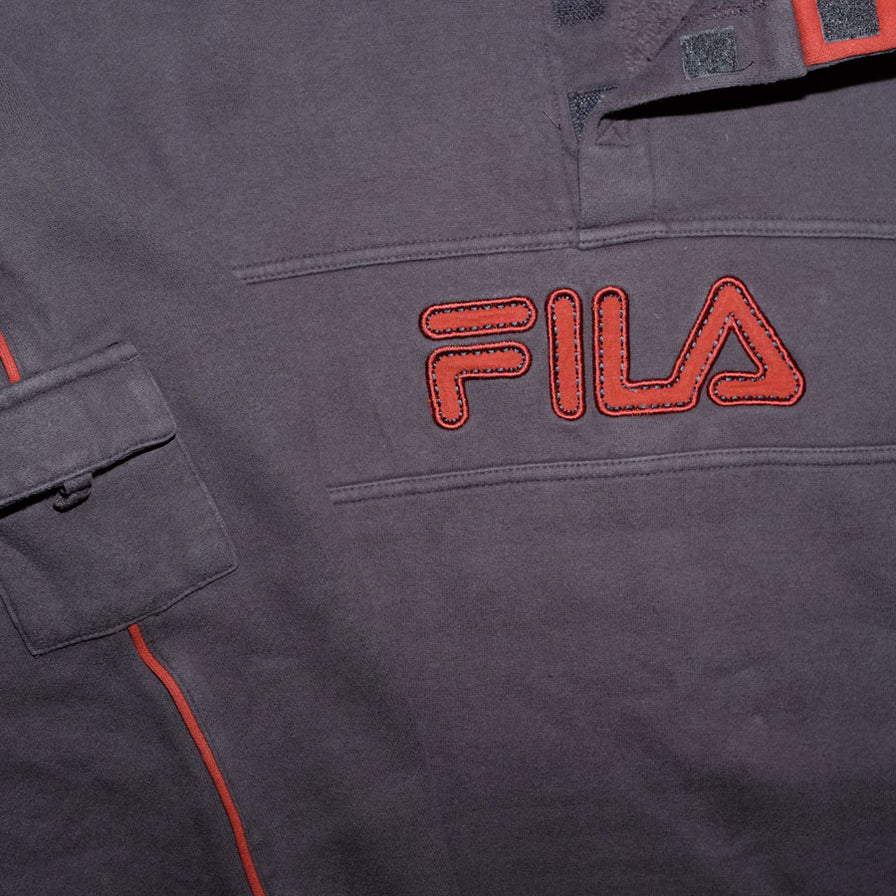 Vintage Fila Q-Zip Sweater Medium - Double Double Vintage