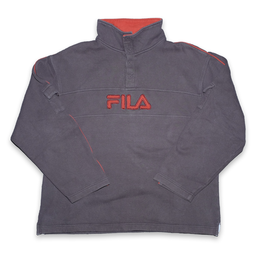 Vintage Fila Q-Zip Sweater Medium - Double Double Vintage